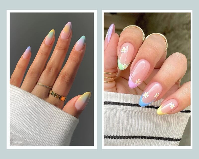 Las uñas pastel serán tendencia este 2025.