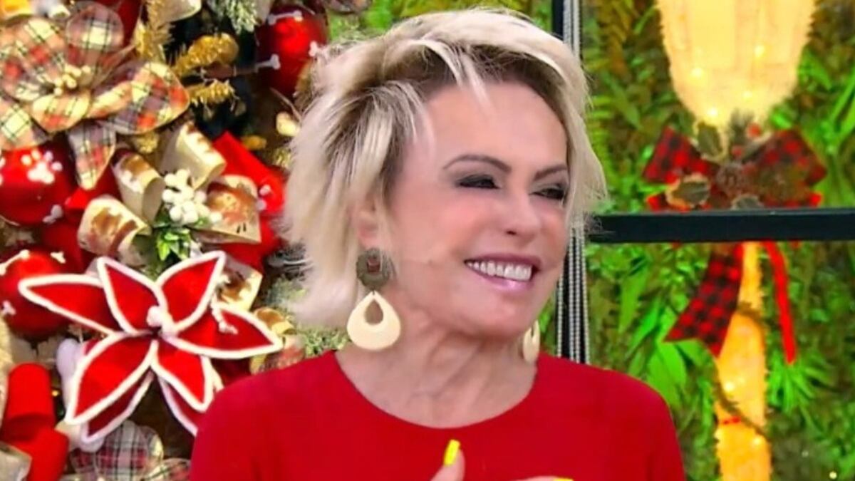 Ana Maria Braga comete gafe e fala de namorado no "Mais Você"