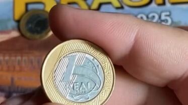 Moeda de 1 real pode chegar em até 8 mil