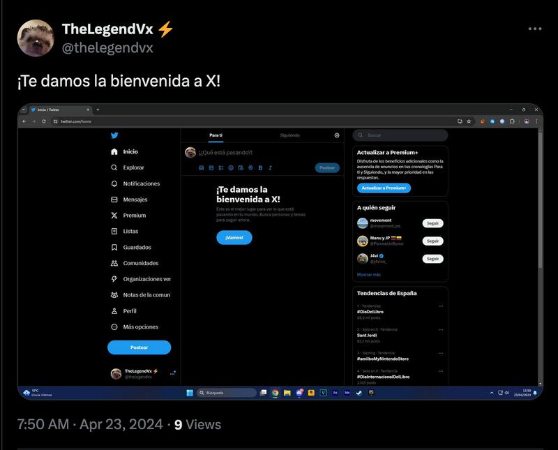 Reportan fallas en X