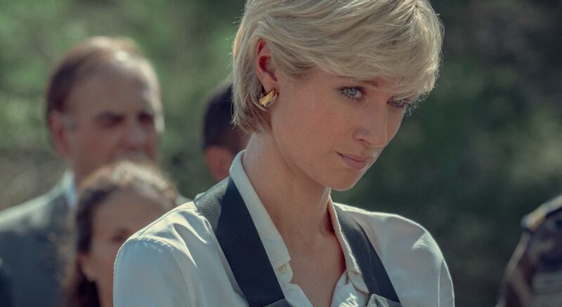 Diana na sexta temporada de The Crown /Crédito: Divulgação/Netflix