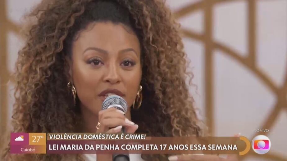 No Encontro com Patrícia Poeta, Sheron Menezzes relembra cena importante sobre violência sexual em Vai na Fé