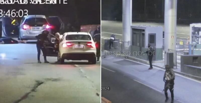 Um bandido morreu na detonação de uma bomba usada para abrir o cofre