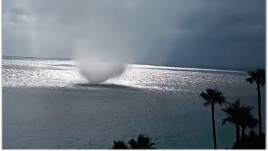 Tromba d'água no Chipre