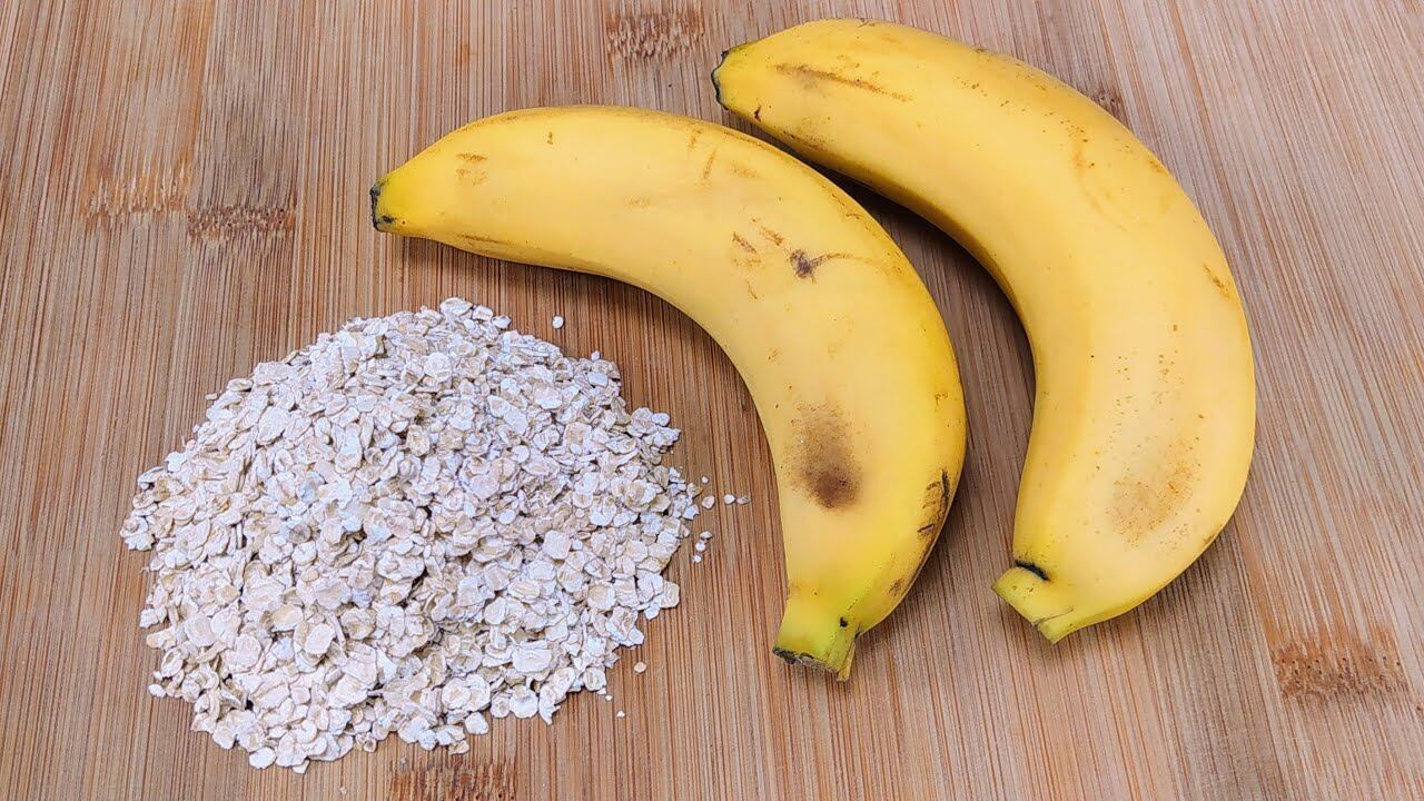 Receita de pão de aveia com banana e ovo