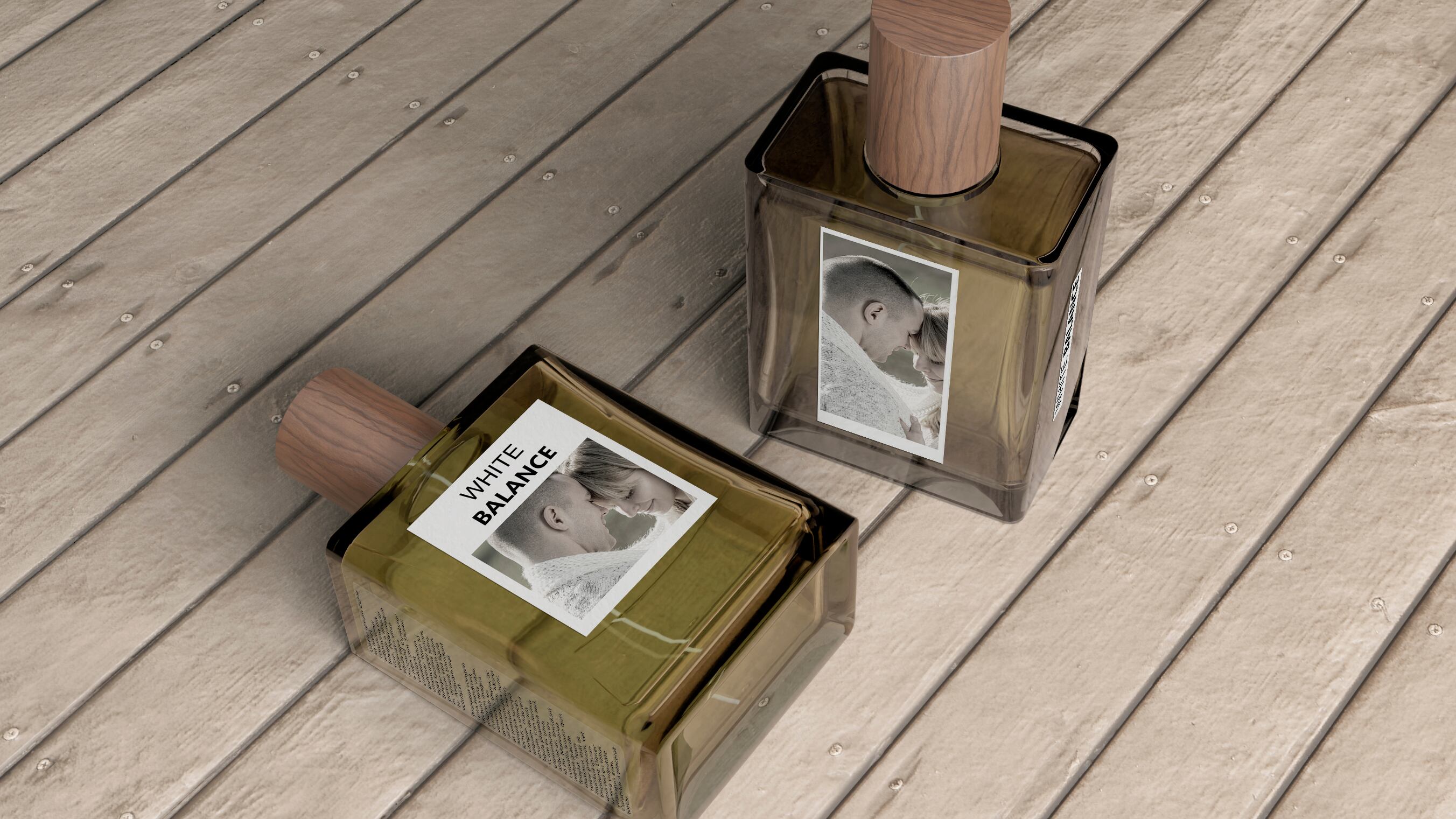 Frasco de perfume masculino