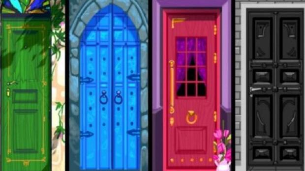 Escolha uma das portas coloridas e veja o significado revelador que ela traz