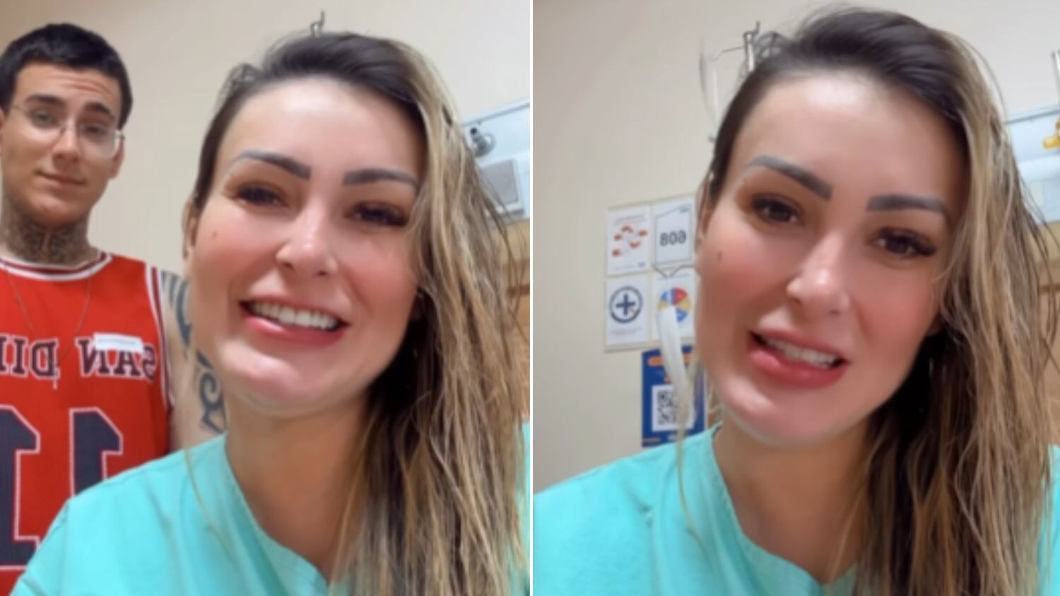 Ela disse que deve ter alta em breve