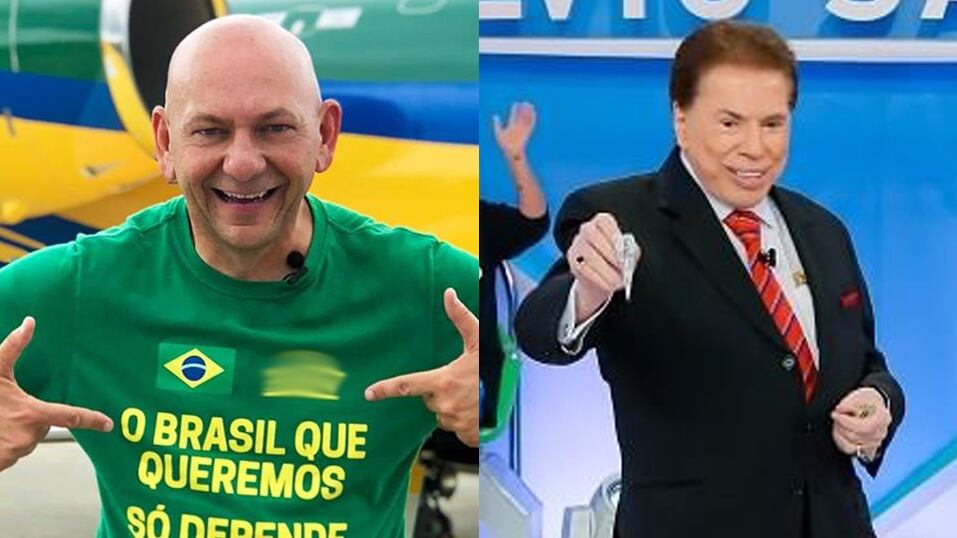 Luciano Hang e Silvio Santos