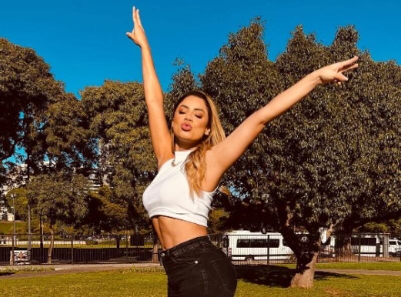 Lexa faz encontro familiar na Argentina