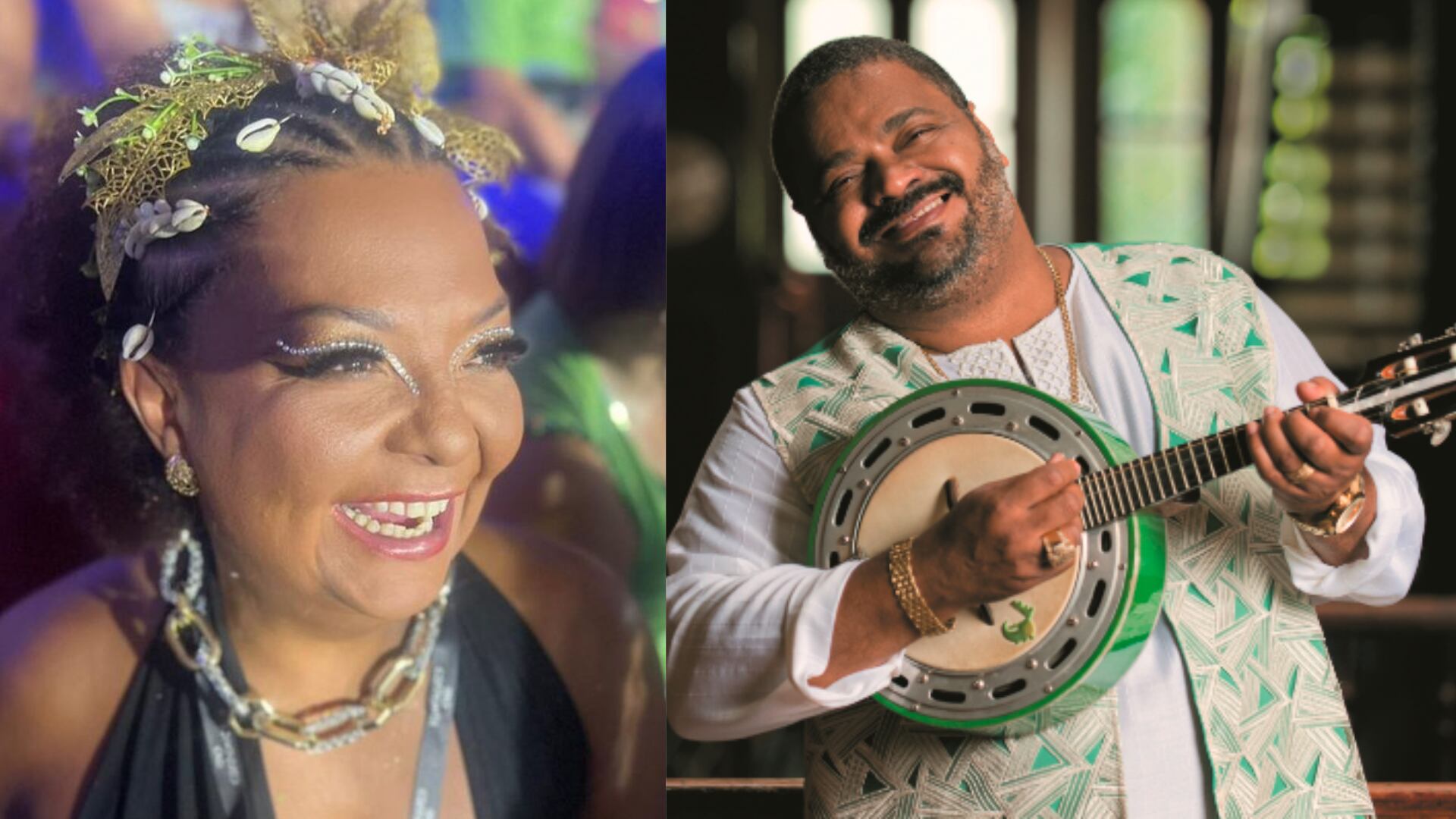 Babi e Arlindo Cruz.