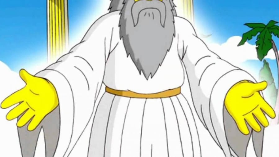 Representación de Dios en Los Simpson