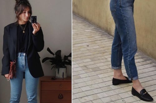 Calças de cintura alta e mocassins: a combinação perfeita para um visual confortável e elegante aos 40