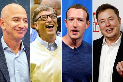 Bezos, Gates, Zuckerberg, Musk: os grandes magnatas tecnológicos ainda estão casados?