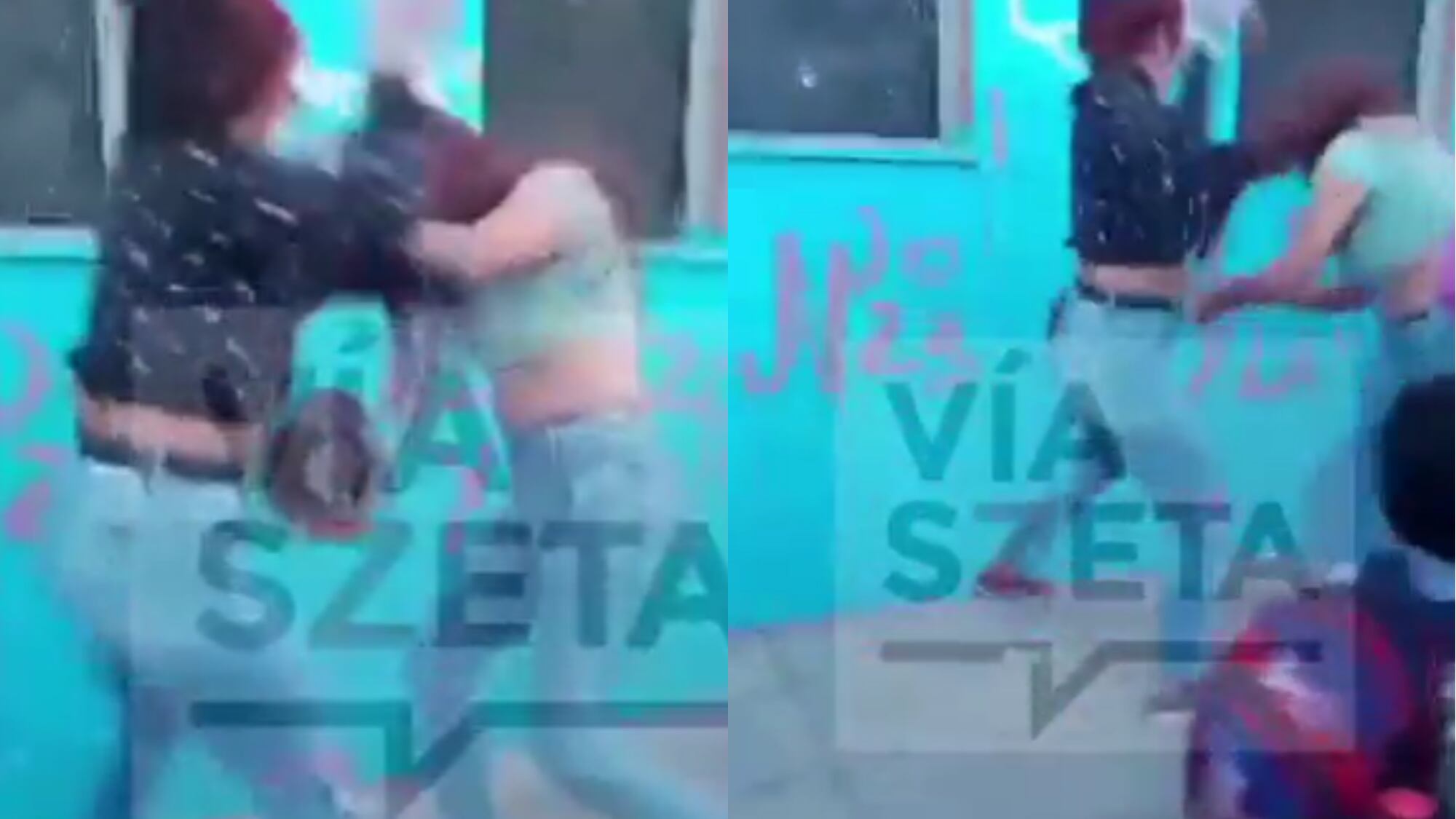 Mães acabam brigando após serem chamadas para resolver problemas entre as filhas na escola