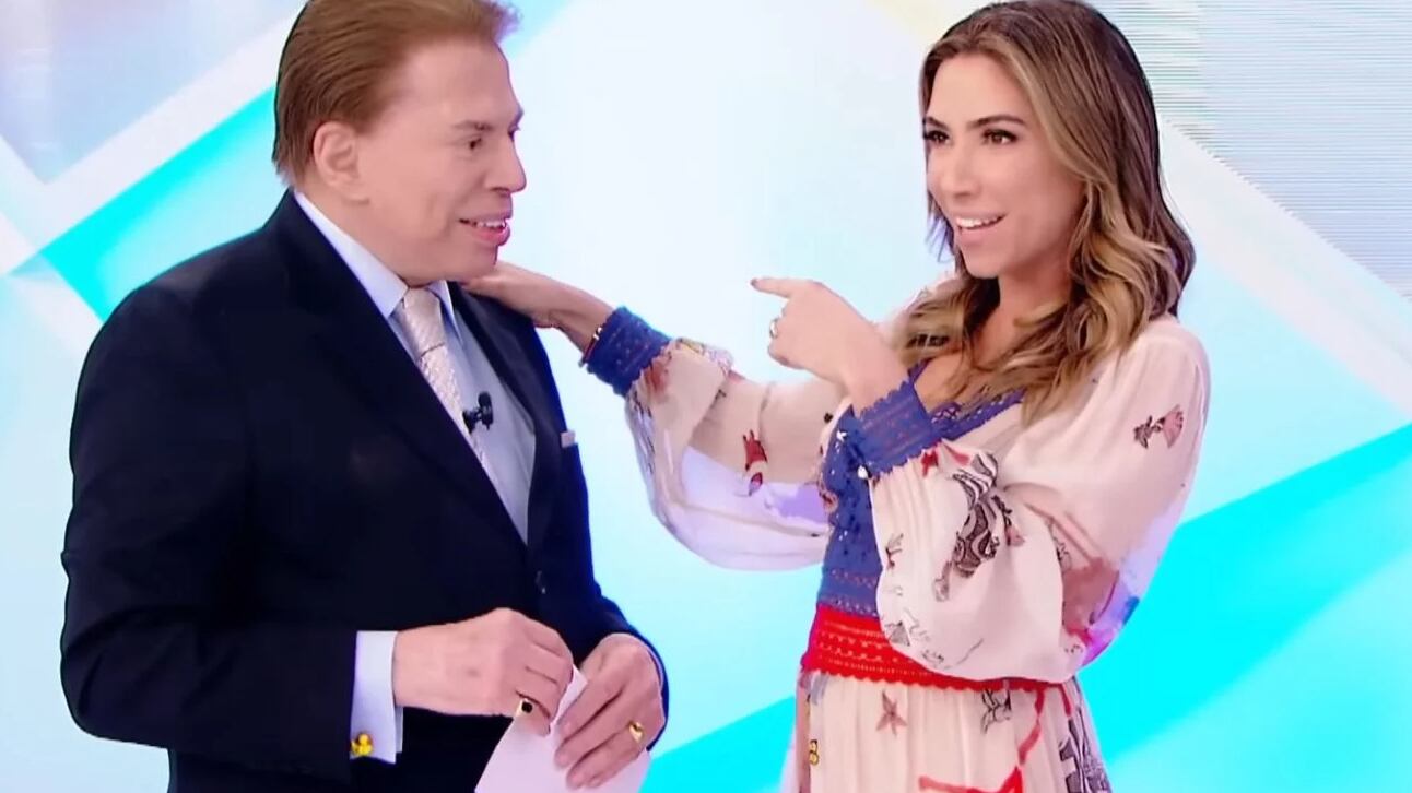 Silvio Santos e Patrícia Abravanel juntos no SBT