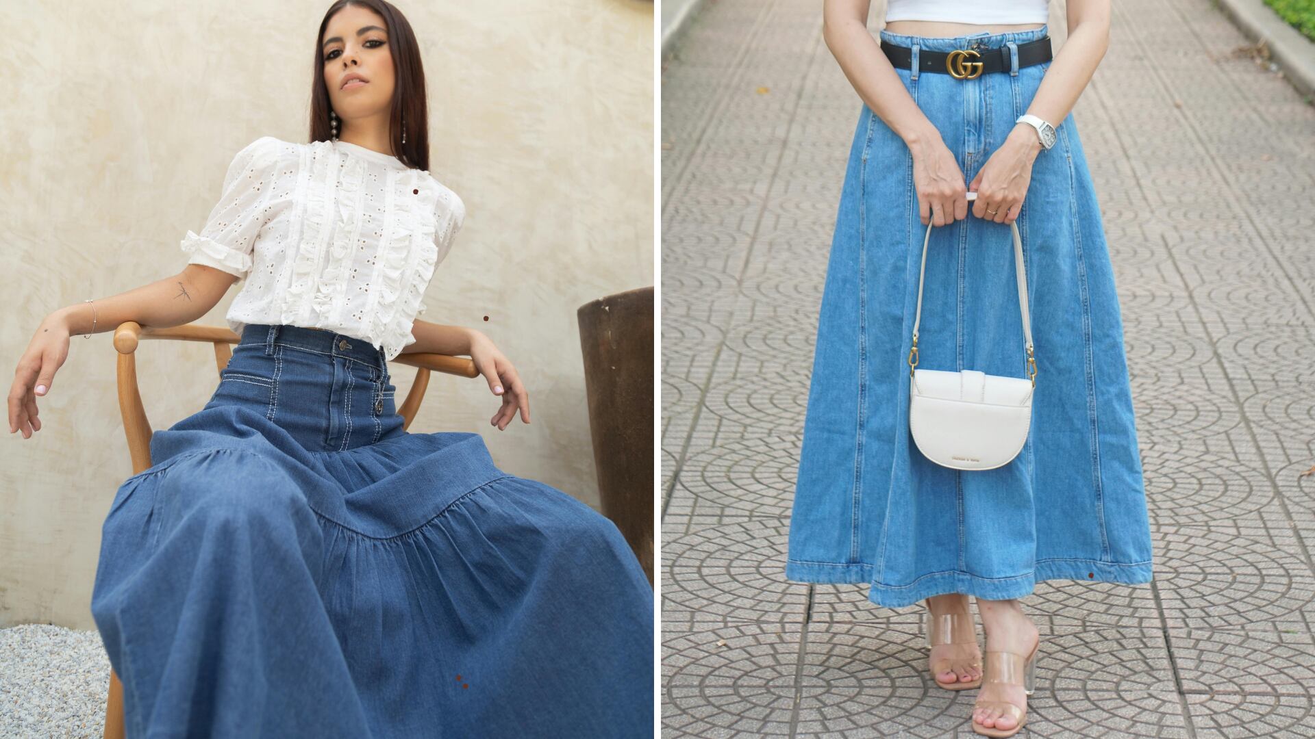 La actriz Sara Jessi Parker impresionó con una falda de mezclilla que promete ser la tendencia en los próximos meses.