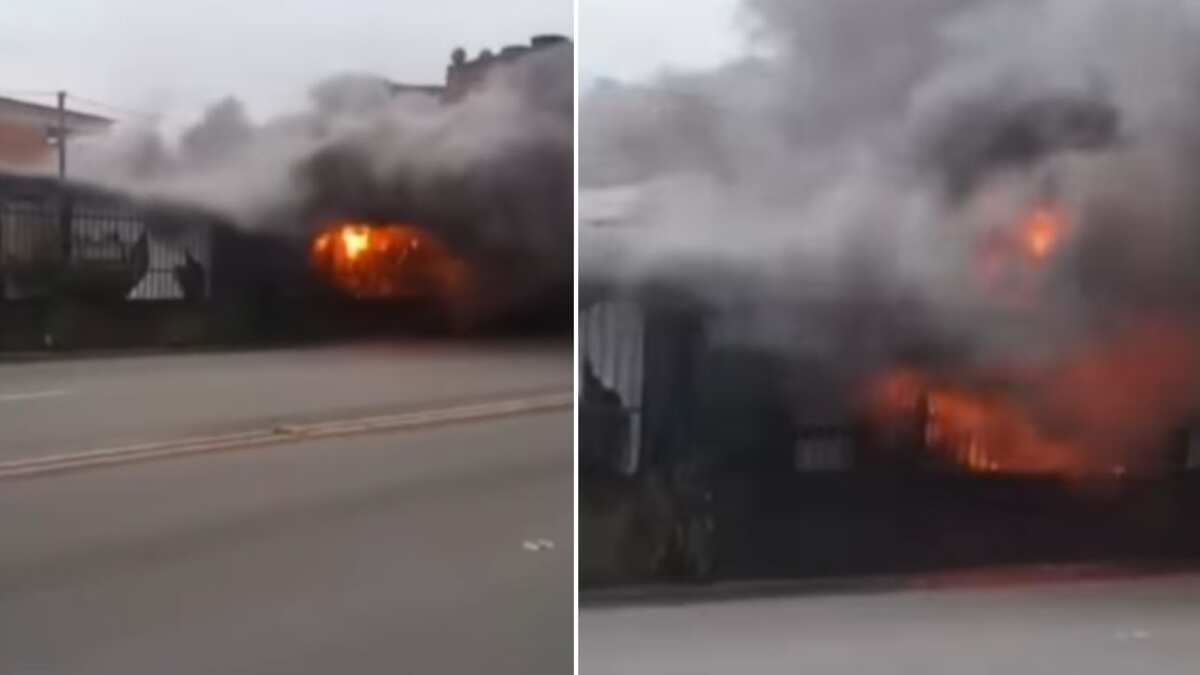 Pelo menos três barracos foram destruídos