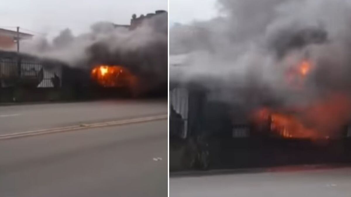 Pelo menos três barracos foram destruídos