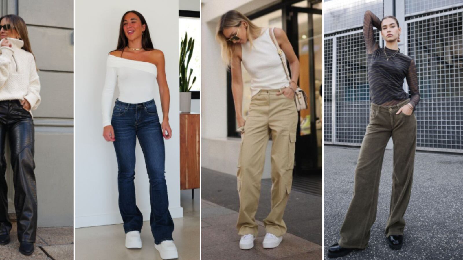Pantalones a la cadera |