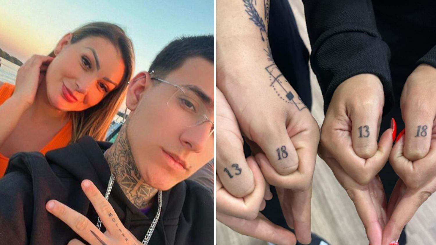 Andressa Urach faz tatuagem com o filho e explica o motivo do número 13