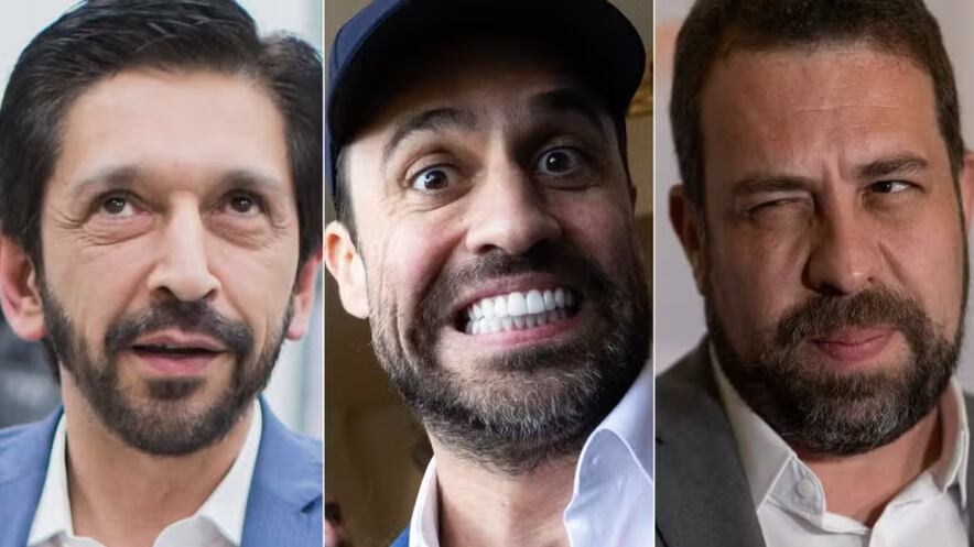 Nunes, Boulos e Marçal são candidatos à Prefeitura de SP