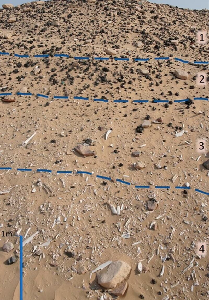 Ciudad de Saruq Al-Hadid en el desierto de Rub' al-Khali