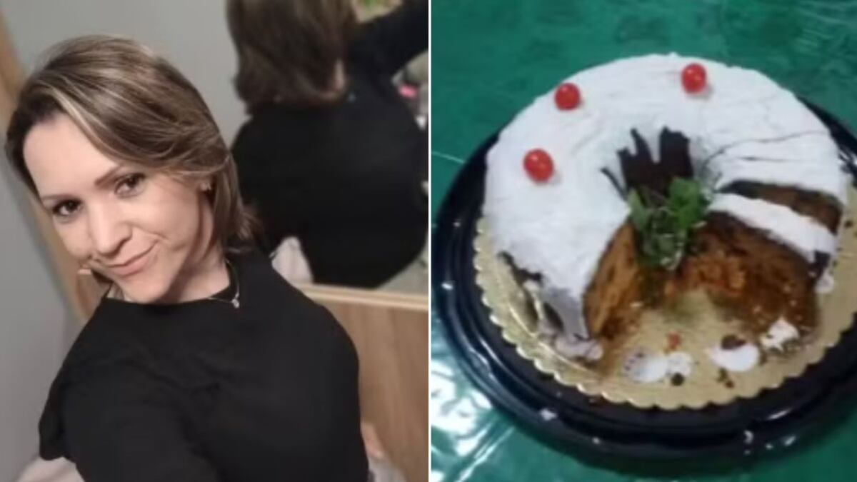 Motivação do crime ainda é apurada, mas ela é nora da mulher que fez o bolo.