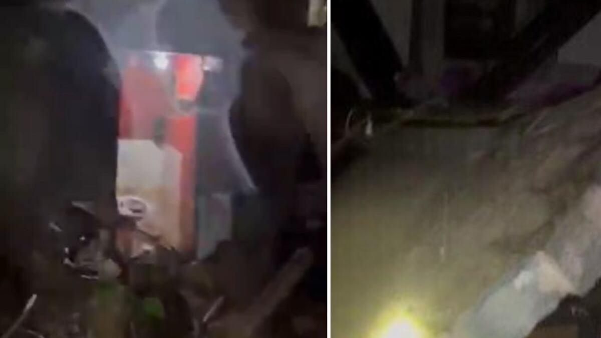 Seis pessoas ficaram feridas e foram socorridas.