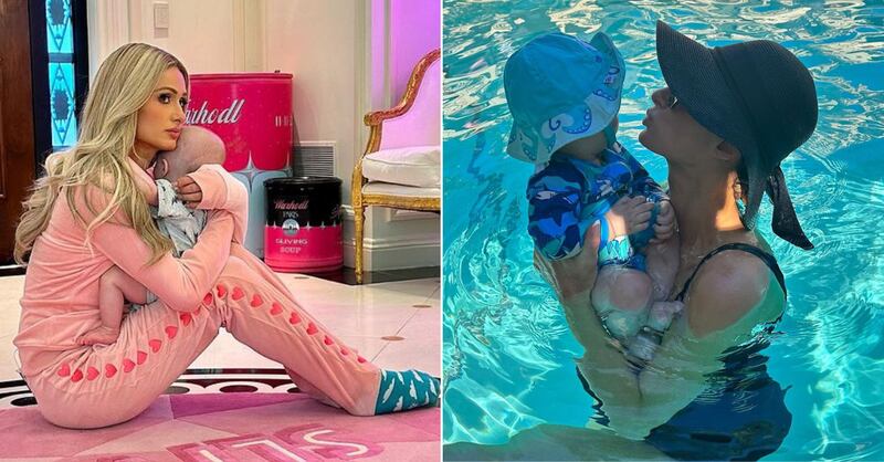 Paris Hilton celebra la llegada de su hija ‘London’ con una increíble decoración navideña, pero fans volvieron a hablar de su bebé.