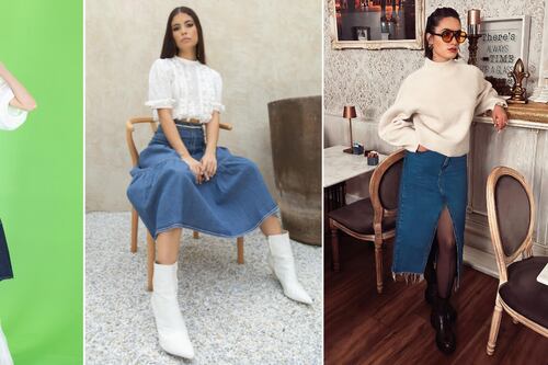 3 dicas para usar saia midi com bota e não encurtar sua altura se você for baixa
