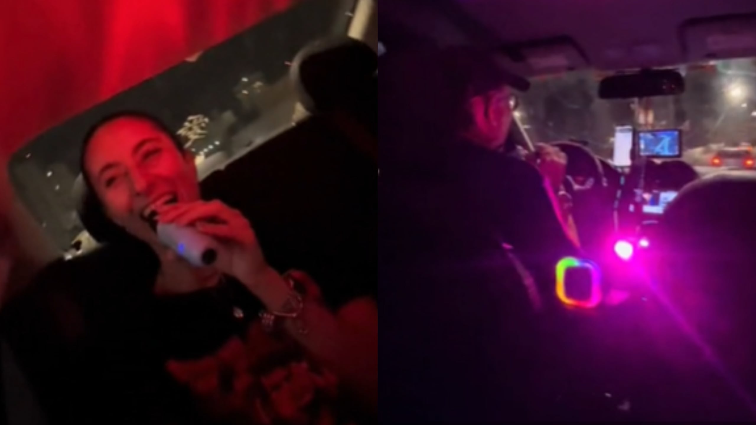 Jovem viraliza após pegar carro por aplicativo com karaokê ao voltar da faculdade