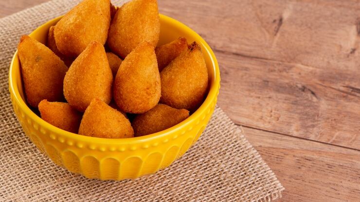 Coxinha low carb super econômica e saborosa