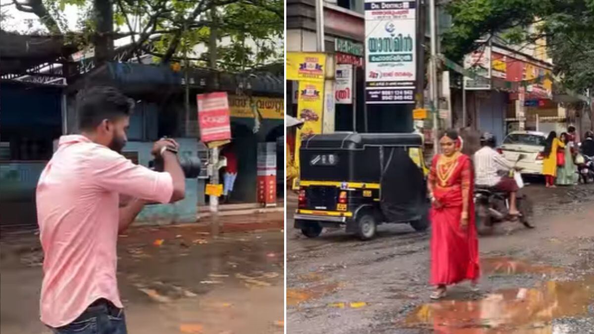 Noiva escolhe cenário inusitado para ensaio de casamento