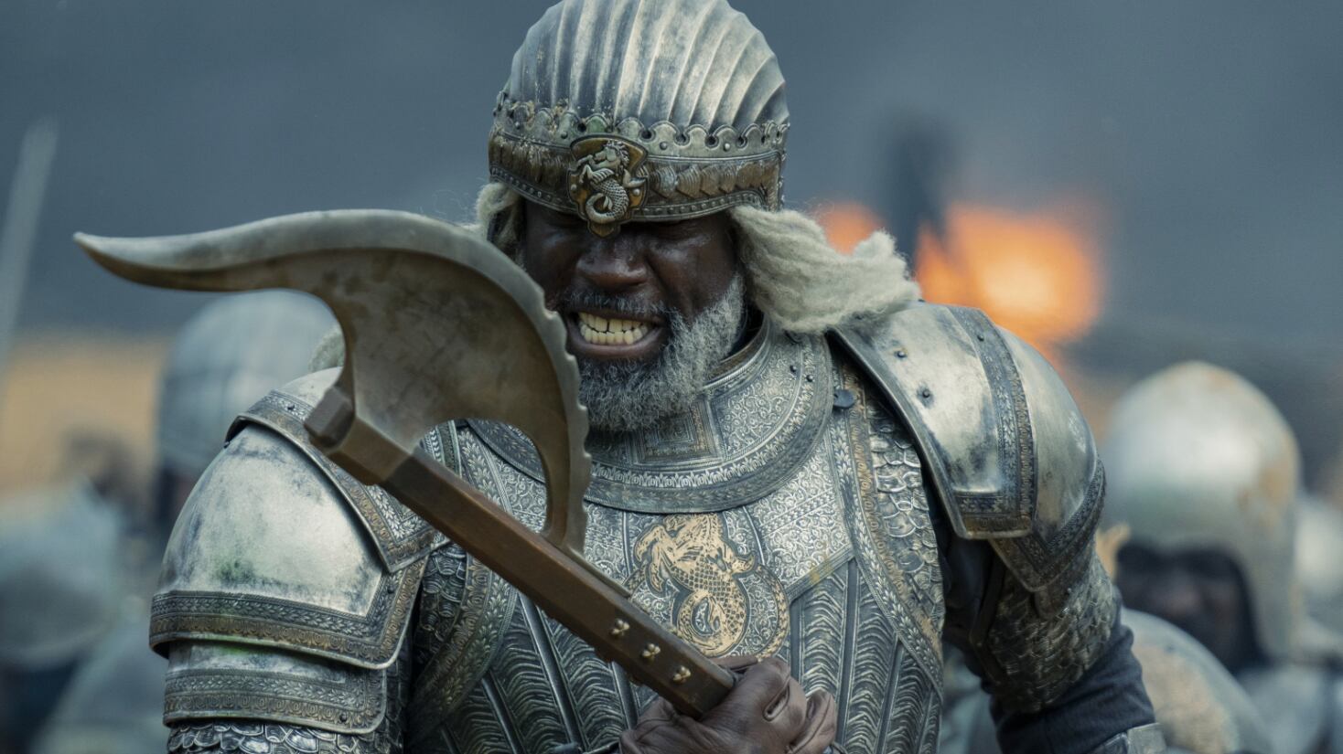 O ator lembra ainda que por baixo da armadura ele usava uma túnica que também dificultava sua movimentação.