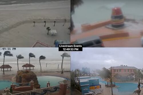 VÍDEO: Transmissão online mostra avanço do furação Milton pela costa da Flórida, nos Estados Unidos; veja