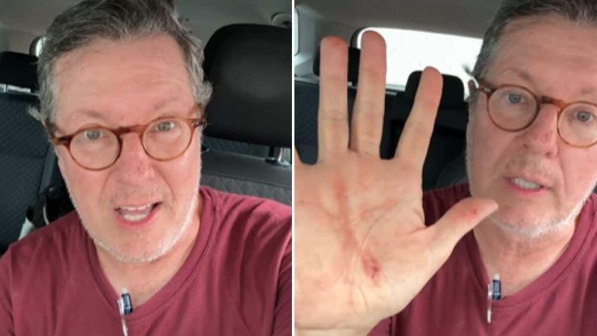 Bandido queria levar seu celular, mas não conseguiu.