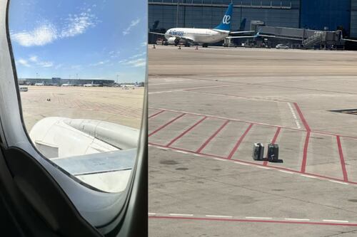 A história do jovem que viu o avião decolar com suas malas deixadas na pista: “Parem o voo”