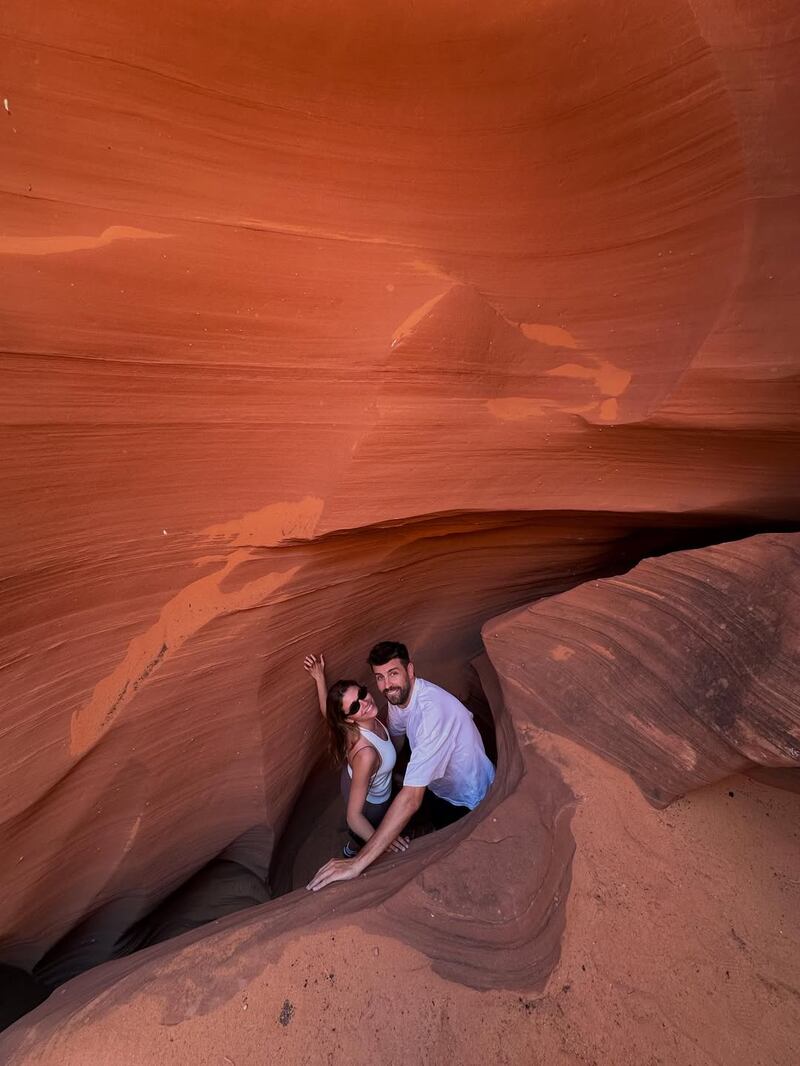 Piqué y Clara Chía