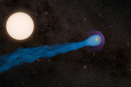 NASA encontra planeta com uma característica única: tem uma cauda