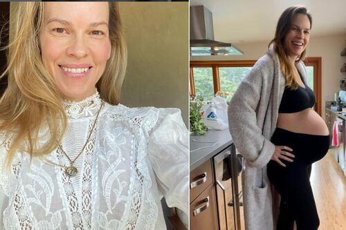 Hilary Swank reaparece com foto íntima com a filha e deixa críticas para trás após se tornar mãe aos 48 anos