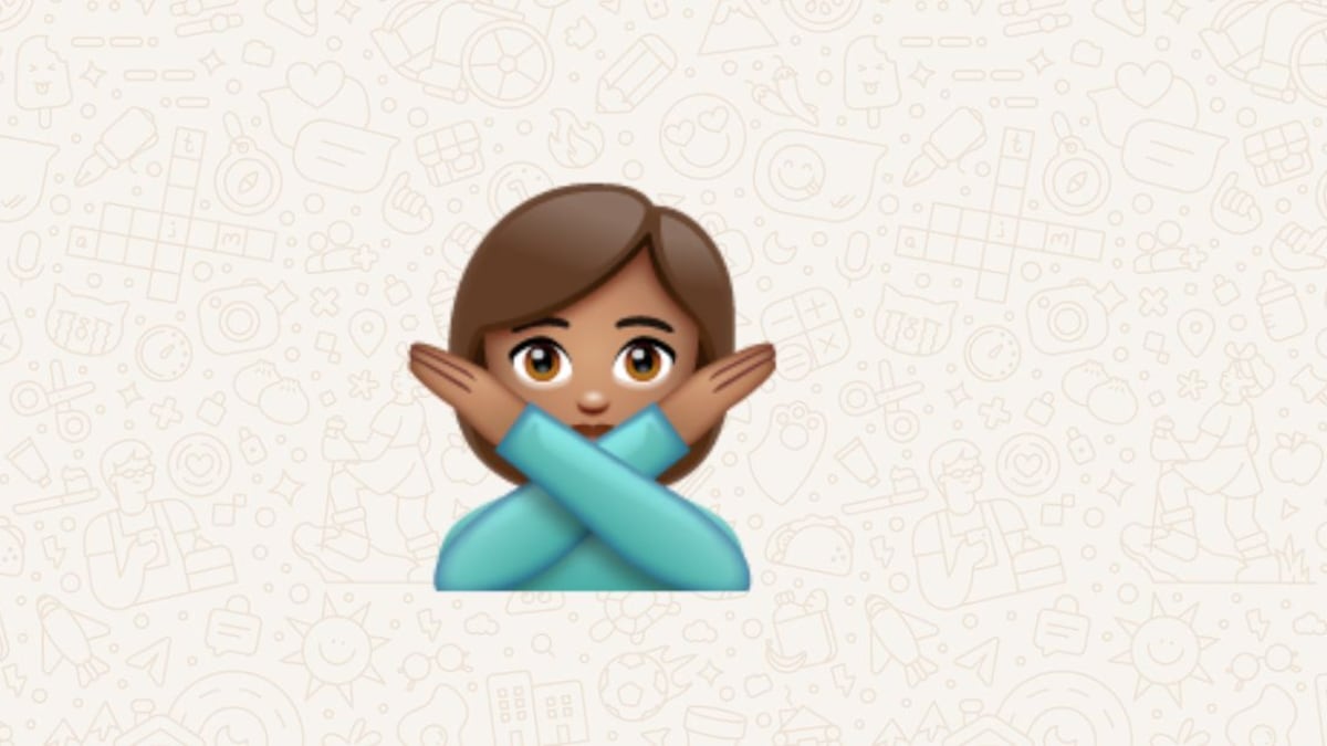 La mujer con los brazos cruzados formando la letra X es uno de los emojis más populares