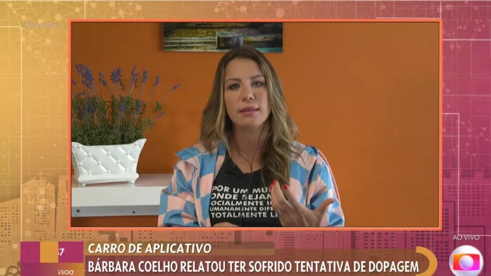 Ela fez denúncia durante o 'Encontro'