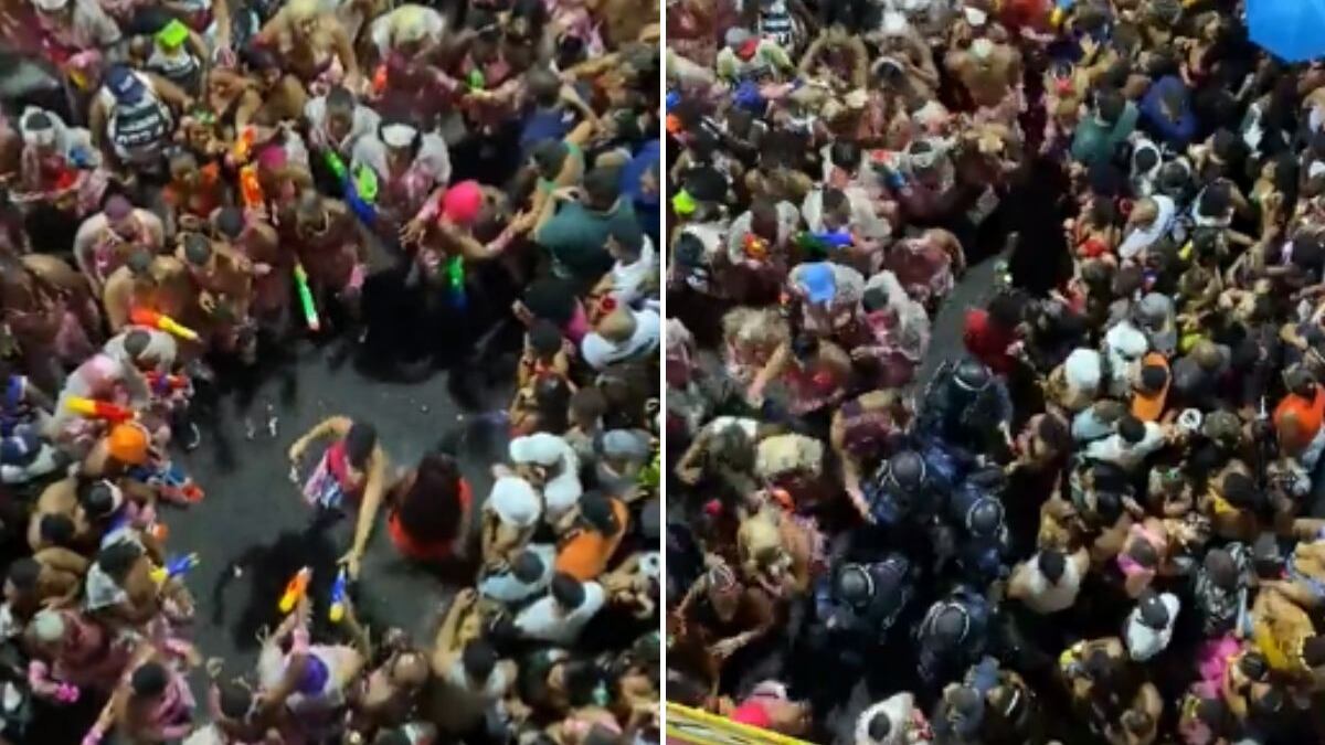 Mulher é agredida por associados do bloco 'As Muquiranas'