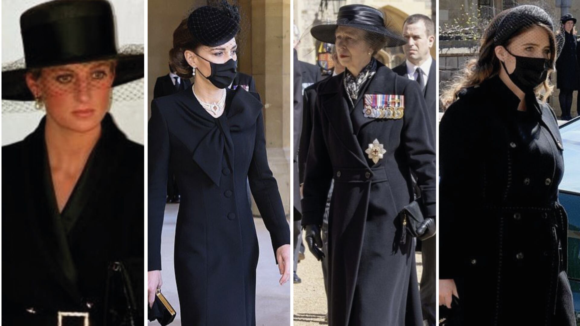 As roupas escolhidas serão cuidadosamente escolhidas e as tradições reais de luto levadas em consideração.