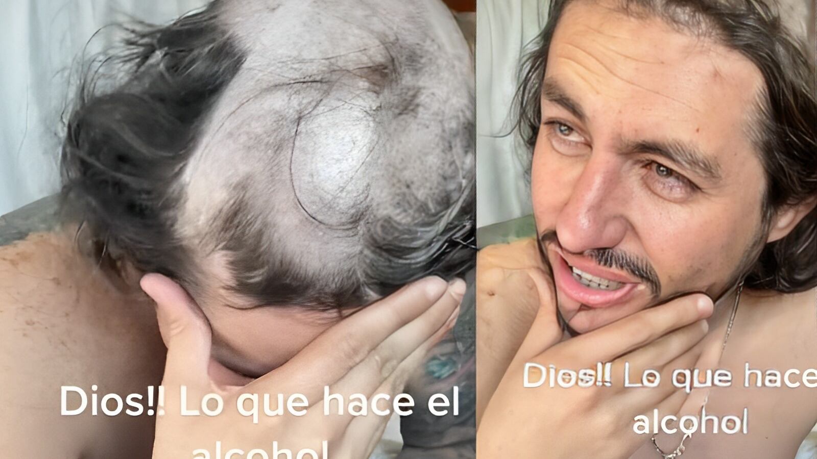 Ele chegou embriagado em casa e ‘ganhou’ um corte de cabelo surpresa feito pelos filhos