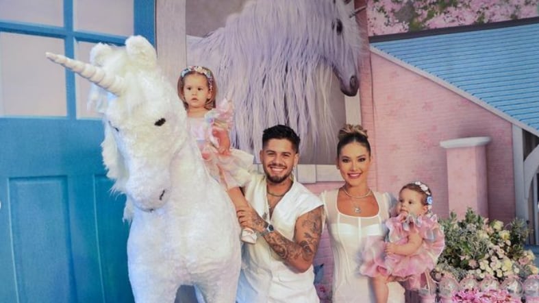 Maria Alice, filha de Virginia e Zé Felipe, comemorou 2 anos nesta terça-feira
Foto: @virginia