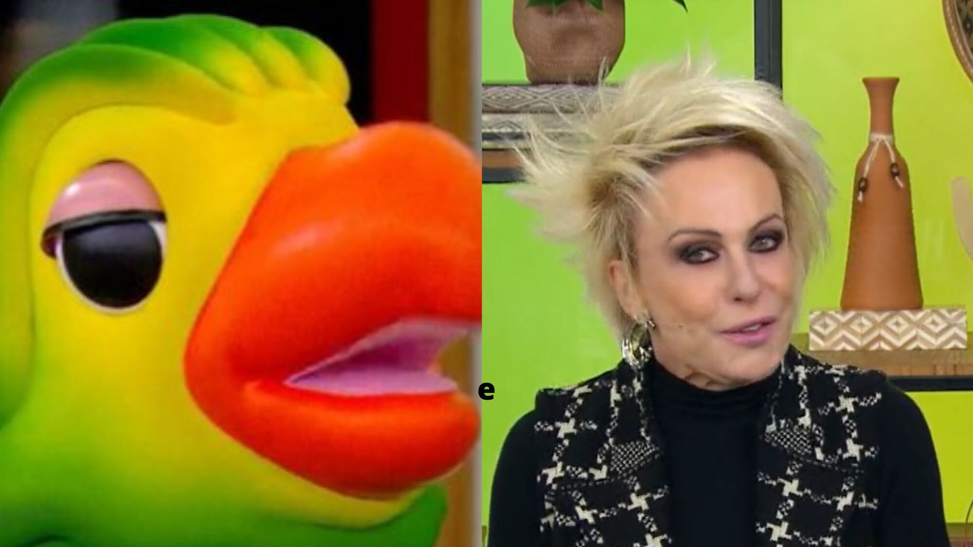 Ana Maria dá corte em Louro Mané e web reage