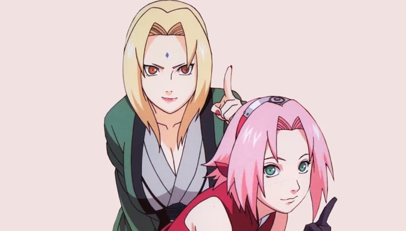 Naruto, Tsunade y Sakura.