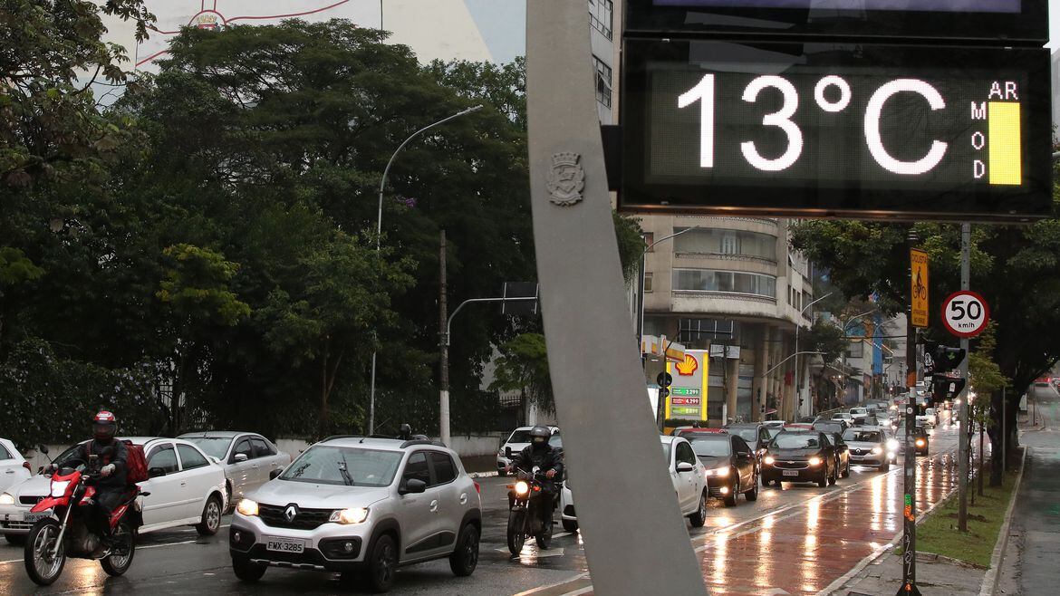 Nova massa de ar frio derrubará temperaturas em várias regiões do país
